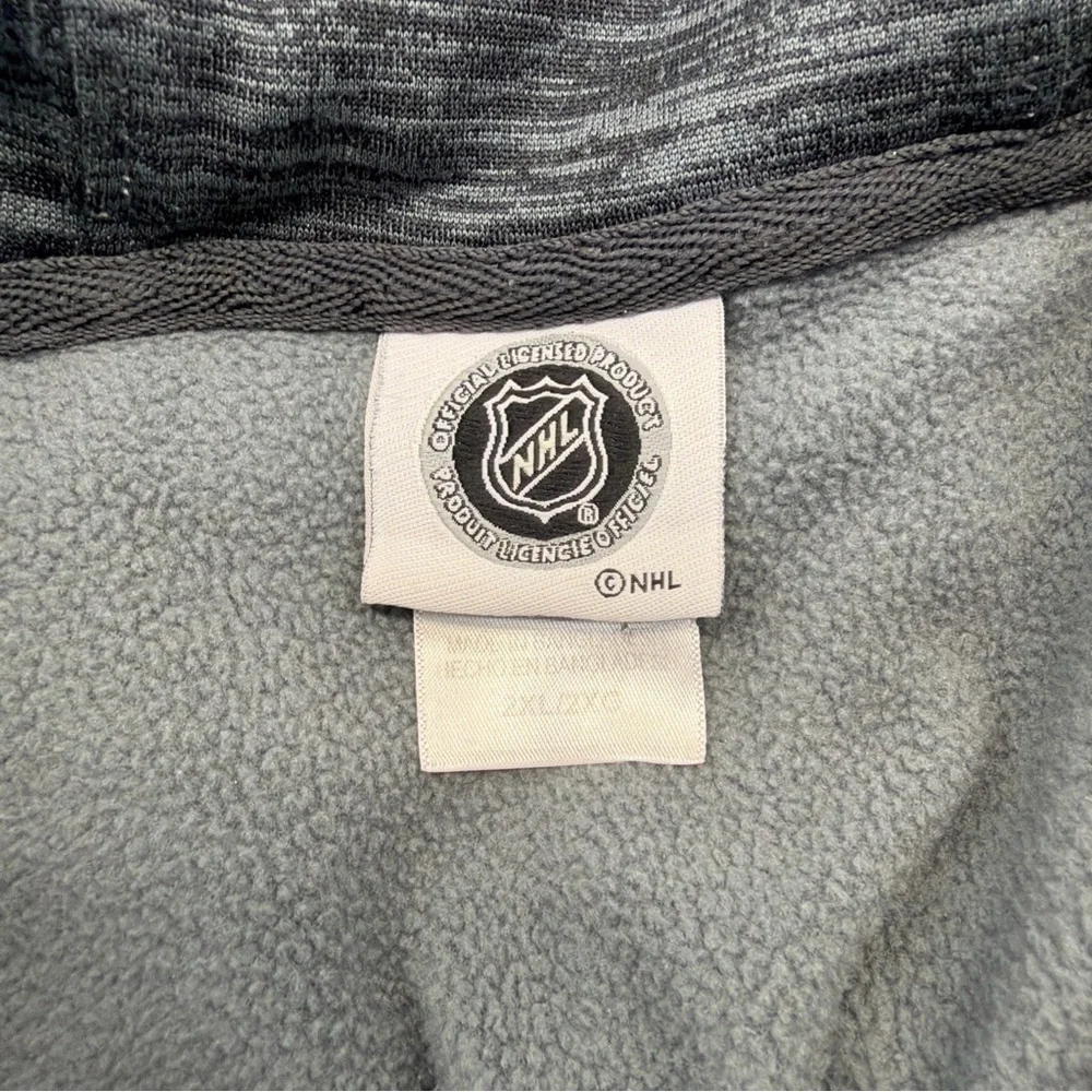 NHL‎ Charcoal Gray Hoodie with Blue Logo